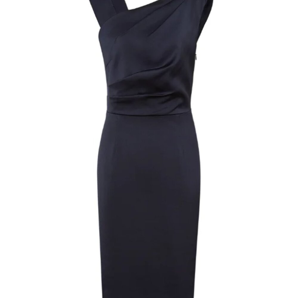 REISS Tania Pleat-Detail Dress - size 6 - NWT